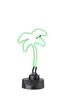 Neonlampe Palme grün  Deko Tischlampe 14x20x36cm Produktbild-Vorschau 1