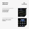 Klarstein vinotéka, 2 zóny, malá, 80 l, skleněné dveře, Náhled obrázku produktu 4