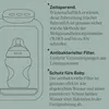 A diagram of a baby bottle with accompanying text describing its features. Podgląd zdjęcia produktu
