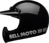 BELL Moto-3 Classic Helm - Glänzend Schwarz Produktbild-Vorschau 5
