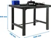 Banco da lavoro SIMONWORK BT6 METAL 1200 ANTHRAZITE con Anteprima dell’immagine prodotto 1