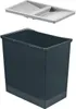 Hailo Seau intérieur 1050209 gris foncé 24 litres 345 x 220 Voir les images du produit 1