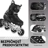 Inline korčule Blackwheels Flex Pro Black nastaviteľné Náhľad obrázku produktu 3
