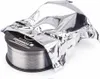 A spool of welding wire is partially covered by its reflective packaging. Produktbild-Vorschau