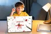MuchoWow® Laptop Aufkleber Sticker Cover Winter - Rot - Produktbild-Vorschau 3