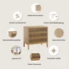 Petite Amélie Kommode Japandi  - Natur - Mit einem Produktbild-Vorschau 3