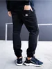 Jigga Crown Stitch Stoff-Jogger-Hose Schwarz / Weiß L Produktbild-Vorschau 8