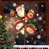 Adesivi per decorazioni natalizie adesivi per finestre set Anteprima dell’immagine prodotto 2