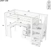 Flieks Lit superposé 90x200cm avec bureau et étagère, lit Voir les images du produit 4