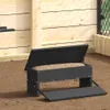vidaXL Distributeur de nourriture pour poulets, noir, 48,5 Voir les images du produit 2