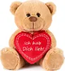 Brubaker Teddy Plüschbär mit Herz Rot - Ich hab Dich lieb - Produktbild-Vorschau 1