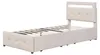Letto imbottito 90 x 200 cm con illuminazione a LED, 2 Anteprima dell’immagine prodotto 18