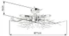 Globo Lighting plafondlamp, metalen behuizing, verchroomd, Productafbeelding-voorbeeld 4