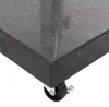 vidaXL Stojak na parasol granitowy 30 kg kwadratowy czarny Podgląd zdjęcia produktu 5