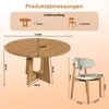 STILVORA Esstisch Set mit 1 Tisch und 4 Stühlen, Esstisch Produktbild-Vorschau 4