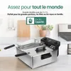 Friteuse double Emerio – 2 × 3 litres – Sans PFAS – Voir les images du produit 8