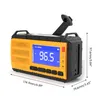 Notfall-Solar-Radio FM/AM handgekurbelte Stromerzeugung Produktbild-Vorschau 4