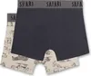 Sanetta 2er Pack Jungen Hipshort Beige melange Safari Print Produktbild-Vorschau 2