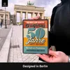 LANOLU Blechschild 50 Schild Geburtstag - 50er Schild Produktbild-Vorschau 3