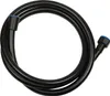 A black shower hose coiled on a white background. Náhled obrázku produktu