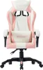 herní židle vidaXL Pink Faux Leather Náhled obrázku produktu 1