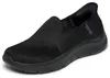 Skechers Go Walk Flex Slip-ins 124963-BBK, sneaker, dames, Productafbeelding-voorbeeld 9