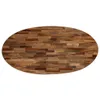 vidaXL Couchtisch, Recyceltes Massivholz Teak, Oval, Produktbild-Vorschau 4