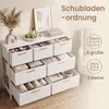 SONGMICS Kommode mit 7 Schubladen, Wohnzimmerschrank im Produktbild-Vorschau 5