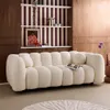 sweeek - 3-Sitzer-Sofa im Muscheldesign mit Bouclé-Bezug - Produktbild-Vorschau 3