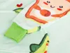 Felpa Avocado Oversize 2in1 con Cappuccio e Tasca - Calore Anteprima dell’immagine prodotto 6