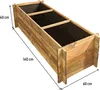Aiuola rialzata in legno "Dhalia" - 140 x 60 x 41 cm Anteprima dell’immagine prodotto 2