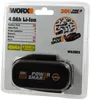 WORX Akku Typ WA3553, 4.0Ah Li-Ion für 20V PowerShare Produktbild-Vorschau 1