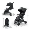 Kinderkraft Nubi 3, passeggino nero Anteprima dell’immagine prodotto 15