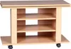 TV HiFi Bank OREGON Buche Fernsehtisch drehbar & rollbar 75 Produktbild-Vorschau 5