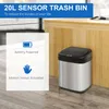 Sensor Mülleimer 20L Edelstahl Automatischer Mülleimer mit Produktbild-Vorschau 6