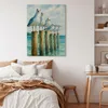 Muralo Leinwandbild Canvas Bemalte MÖWEN Meer Aquarell Br. Produktbild-Vorschau 9