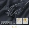 Lavea® 2er Set Kissenbezug 40x80 cm, 100% Baumwolle Jersey, Produktbild-Vorschau 5