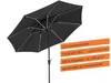 Schneider Sonnenschirm Blacklight 270/8 anthrazit 790-15 Produktbild-Vorschau 1