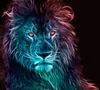 Selbstklebende Folie Fototapete - Abstract lion - rainbow Produktbild-Vorschau 6