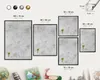 Magnettafel 80x60 cm mit schwarzem Rahmen - Magnetische Produktbild-Vorschau 3
