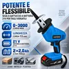Sega a gattuccio a batteria 21V, 0–3000 corse/min, corsa 13 Anteprima dell’immagine prodotto 2