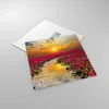 Bilder auf glas - See Blumen - 60x60cm - Glasbilder - Produktbild-Vorschau 2