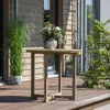 Teakholz - bene living - Gartentisch Retford 85 cm Produktbild-Vorschau 15