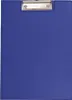 MAUL Schreibmappe A4 Hochformat Karton Folie blau Produktbild-Vorschau 1