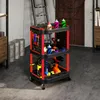HOMCOM Dielenský vozík na náradie s 3 poschodiami, bočné Náhľad obrázku produktu 8