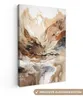 MuchoWow® - Leinwandbilder - Abstrakt - Kunst - Farbe - Produktbild-Vorschau 1