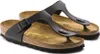 Birkenstock Gizeh Schwarz Schmales Fußbett - Damen Produktbild-Vorschau 51