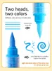 GUANGNA Set Pennarelli Acrilici 60 Colori – Doppia Punta, Anteprima dell’immagine prodotto 4