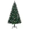 FCH 180cm verde spray bianco 800 rami con pigne, aghi in Anteprima dell’immagine prodotto 9