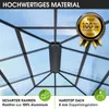 Alu Pavillon PREMIUM 3,6x4,8m beige Produktbild-Vorschau 5